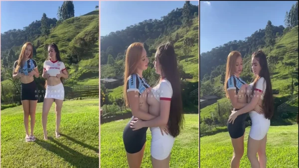 Mel Flores grava vídeo super caliente com a amiga se despindo