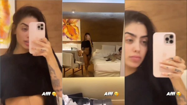 Vídeo caseiro da Mc Mirella de calcinha bem sensual