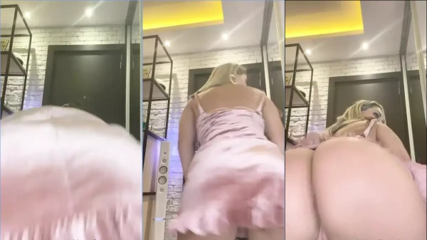 Rolou nas redes a Iara Ferreira dançando de vestido, sem usar calcinha, e mostrando toda a sua ousadia!