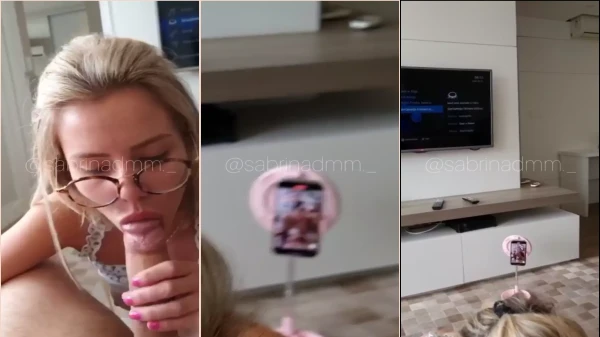 Vídeo irresistível da Sabrina di Martini fazendo um boquete bem caprichado